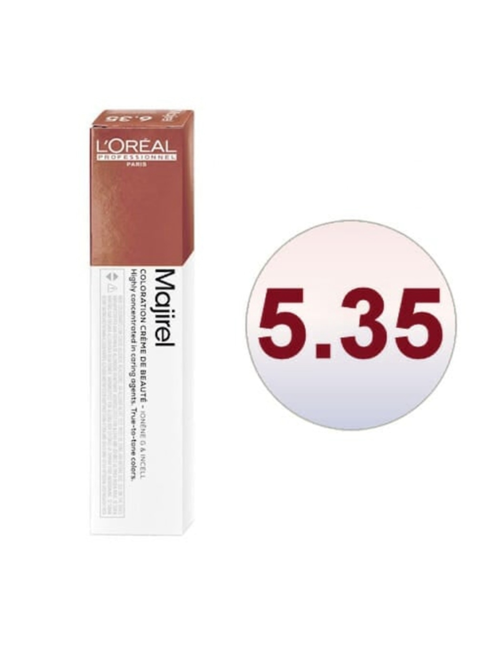 New L’Oreal Professional Hair Color Majirel 5.35 Light Golden Mahogany Brown